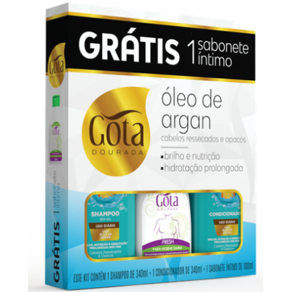 KIT GOTA DOUR.ARGAN SH+COND+SAB INTIMO