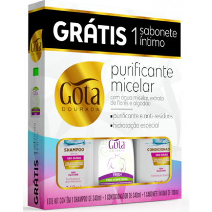 KIT GOTA DOUR.MICELAR SH+COND+SAB INTIMO