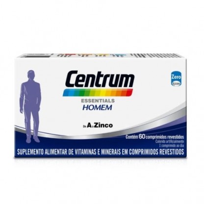 CENTRUM ESSENTIALS HOMEM 60 COMP