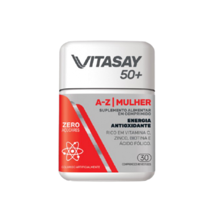 VITASAY 50+ A-Z MULHER 30 COMP REV