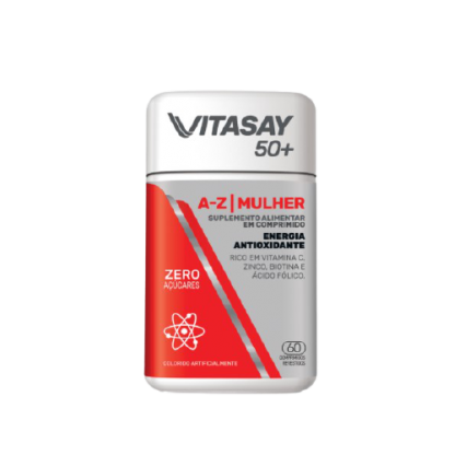 VITASAY 50+ A-Z MULHER 60 COMP REV