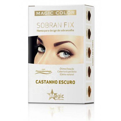 HENNA MAGIC COLOR FIX 23.5GR CAST.ESCURO