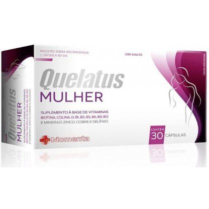 QUELATUS MULHER 30 CAPS.