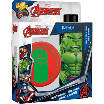 KIT AVENGERS HULK SH 2X1 250ML+GEL 250GR