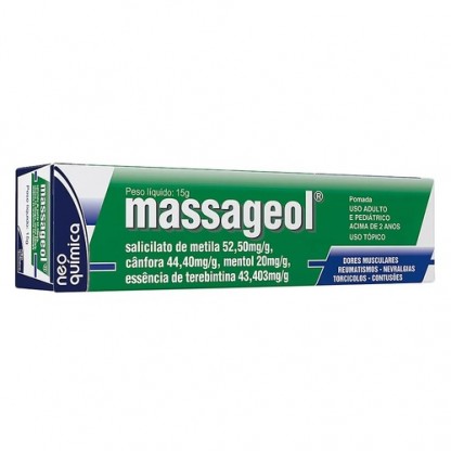 MASSAGEOL POMADA 15 GR. (NEO QUIM)