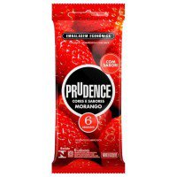 PRES PRUDENCE LUB BOLSO C/6 MORANGO