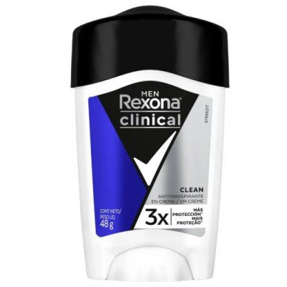 DES REXONA CLINICAL CREME MASC 48GR