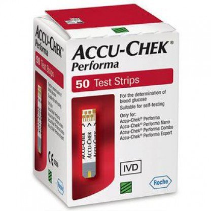 ACCU-CHEK PERFORMA 50 TIRAS