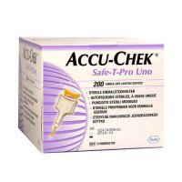 ACCU-CHEK SAFE-T PRO UNO LANCETA C/200 ACCU-CHEK SAFE-T PRO UNO LANCETA C/200