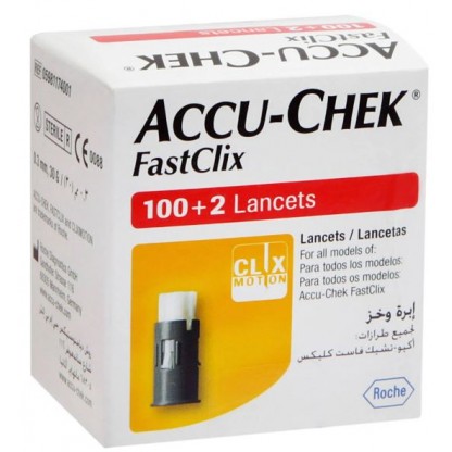 ACCU-CHEK FASTCLIX 102 LANCETAS