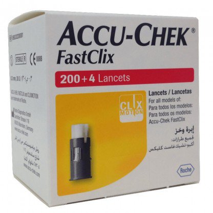 ACCU-CHEK FASTCLIX 204 LANCETAS