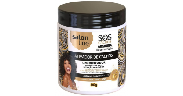 Ativador De Cachos Reconstrucao Arginina S O S Cachos Salon Line