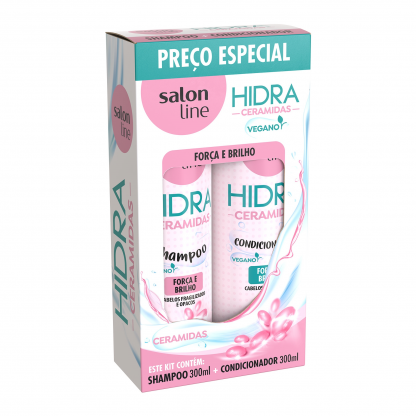 KIT S.LINE HIDRA SH+COND 300ML CERAMIDAS