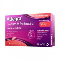 ALLEGRA  60 MG 10 COMP. ALLEGRA  60 MG 10 COMP.