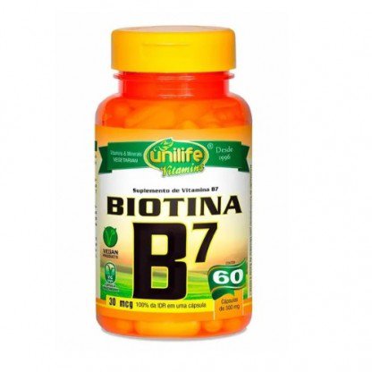 BIOTINA-VIT B7 30MCG 60 CPS