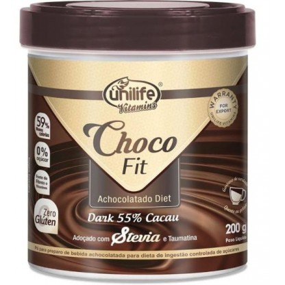 CHOCO FIT DIET DARK 55% 200G