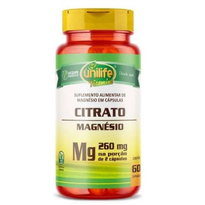 CITRATO DE MAGNESIO 260MG 60 CPS