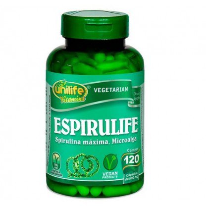 ESPIRULIFE-SPIRULINA 500MG 120 CPS