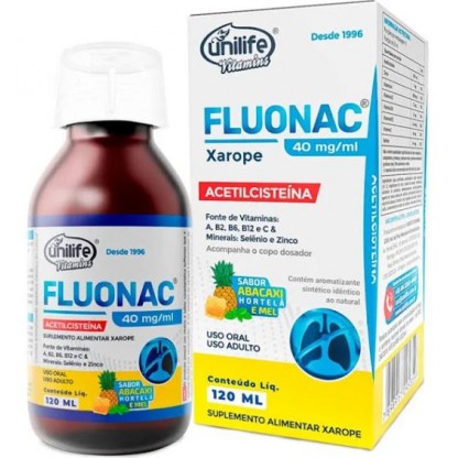 FLUONAC-ACETICISTEINA 600MG 30 CPS