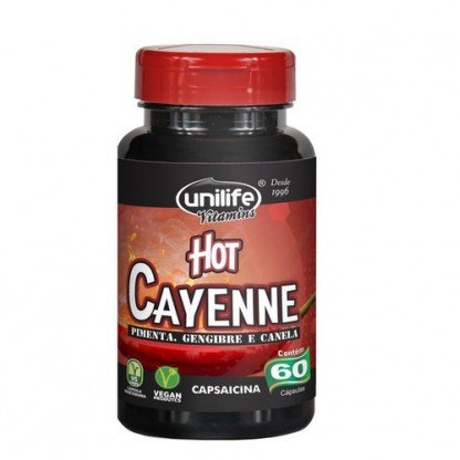 HOT CAYENNE-PIMENTA+GENG+CANELA 60 CPS