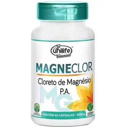 CLORETO DE MAGNESIO P.A. 600MG 60 CPS
