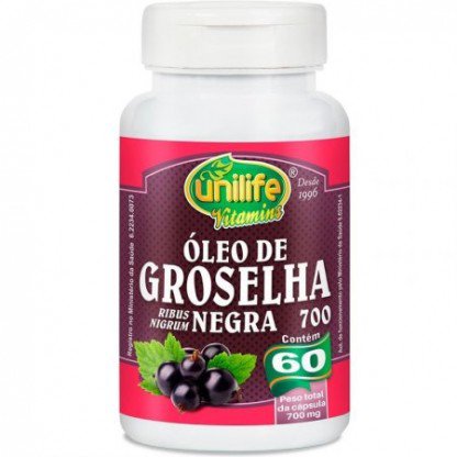 OLEO DE GROSELHA NEGRA 700MG 60 CPS