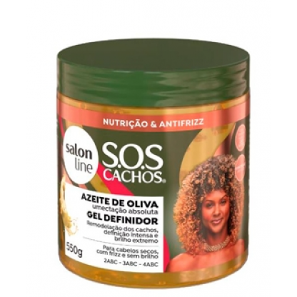 GEL S.LINE SOS CACHOS 550GR REVIT.AZEITE