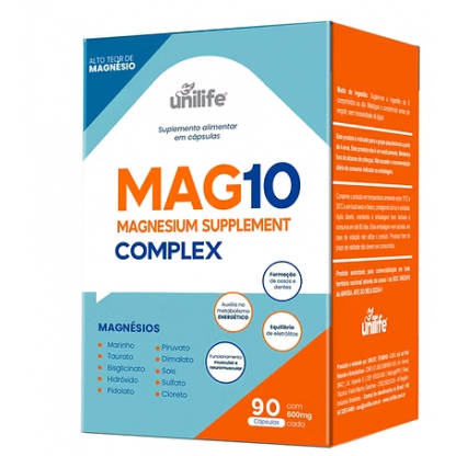 UNI MAG10 - 10 MAGNESIOS 660MG 90 CPS