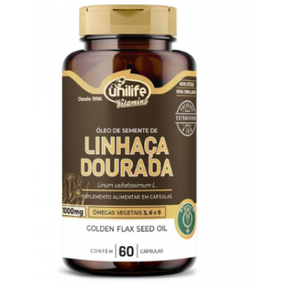 OLEO DE LINHACA DOURADA 1000MG  60 CPS