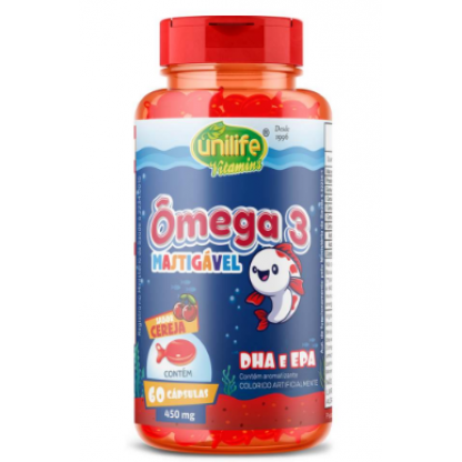 OMEGA 3 KIDS 450MG 60 CPS MAST CEREJA