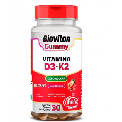 BIOVITON GUMMY MORAN V D3+V K2 30 GOMAS