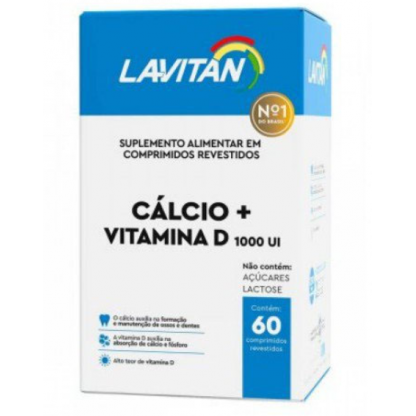 LAVITAN CALCIO+VIT D 1000UI 60 COMP REV